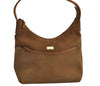 Authentic GUCCI Vintage Shoulder Hand Bag Purse Suede Leather Beige 0431K