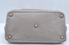 Authentic MIU MIU Vintage Leather 2Way Shoulder Tote Bag Gray 0432J