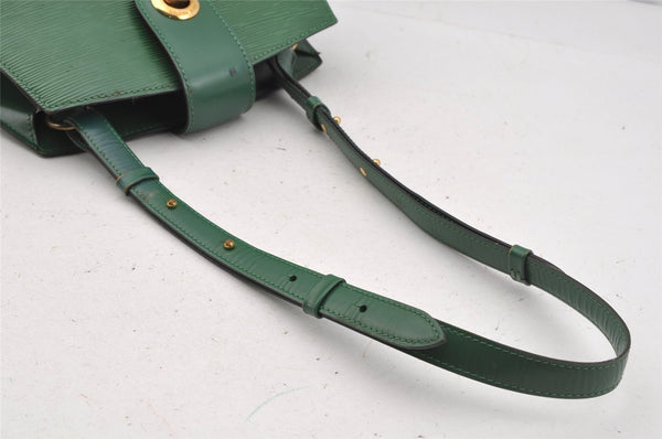 Authentic Louis Vuitton Epi Cluny Shoulder Bag Purse Green M52254 LV 0433J