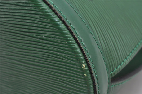 Authentic Louis Vuitton Epi Cluny Shoulder Bag Purse Green M52254 LV 0433J