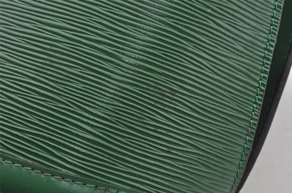 Authentic Louis Vuitton Epi Cluny Shoulder Bag Purse Green M52254 LV 0433J