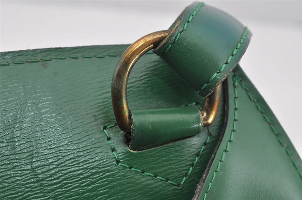 Authentic Louis Vuitton Epi Cluny Shoulder Bag Purse Green M52254 LV 0433J