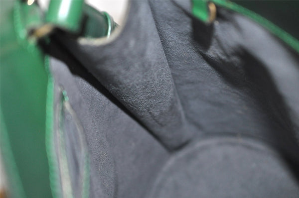 Authentic Louis Vuitton Epi Cluny Shoulder Bag Purse Green M52254 LV 0433J