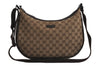 Authentic GUCCI Shoulder Cross Body Bag GG Canvas Leather 122790 Brown 0434K