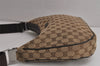 Authentic GUCCI Shoulder Cross Body Bag GG Canvas Leather 122790 Brown 0434K