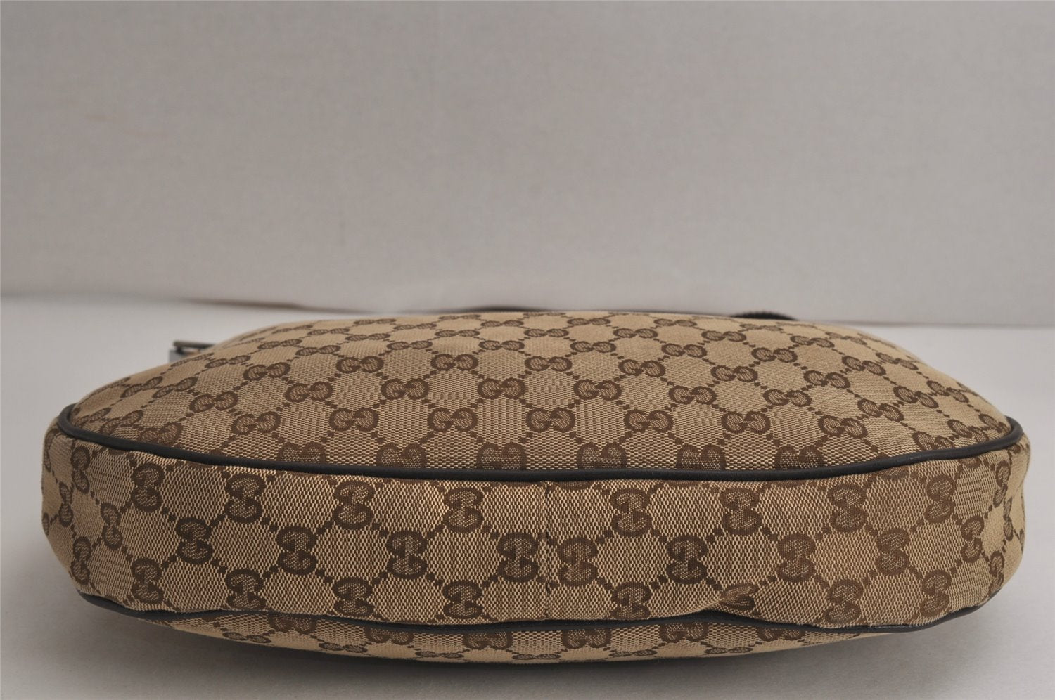 Authentic GUCCI Shoulder Cross Body Bag GG Canvas Leather 122790 Brown 0434K