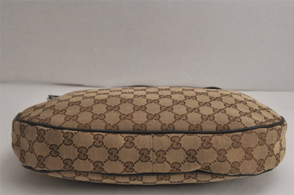 Authentic GUCCI Shoulder Cross Body Bag GG Canvas Leather 122790 Brown 0434K