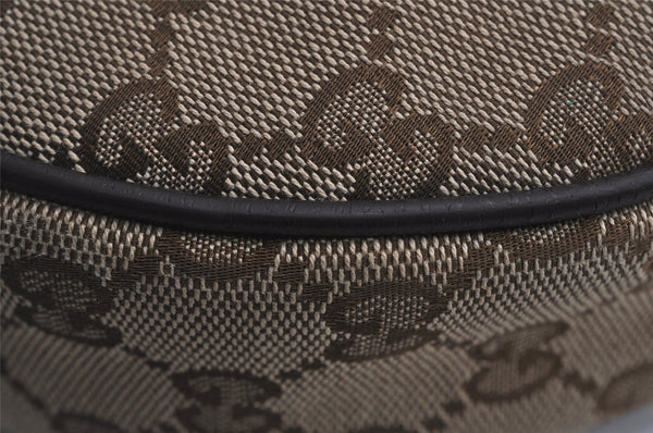 Authentic GUCCI Shoulder Cross Body Bag GG Canvas Leather 122790 Brown 0434K