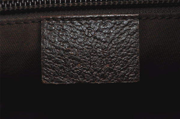 Authentic GUCCI Shoulder Cross Body Bag GG Canvas Leather 122790 Brown 0434K