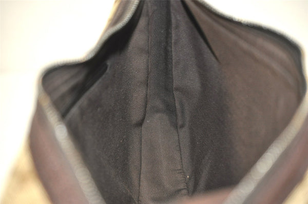 Authentic GUCCI Shoulder Cross Body Bag GG Canvas Leather 122790 Brown 0434K