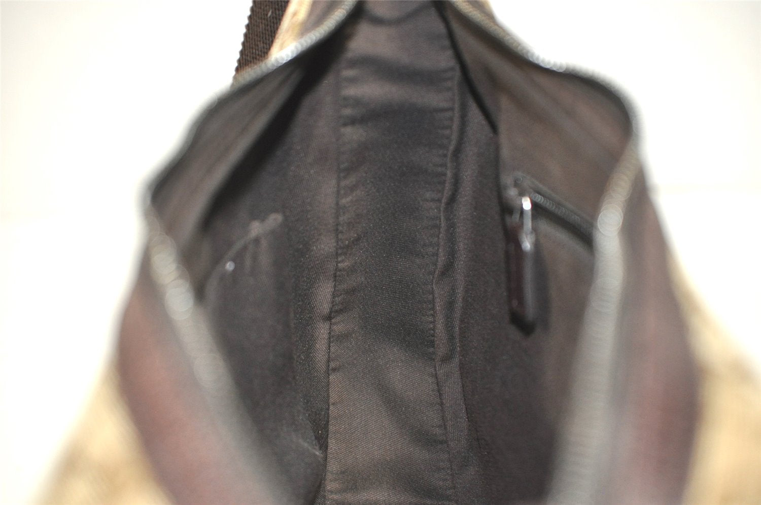 Authentic GUCCI Shoulder Cross Body Bag GG Canvas Leather 122790 Brown 0434K