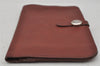 Authentic HERMES Dogon GM Leather Long Wallet Purse Brown 0435J