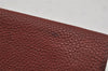 Authentic HERMES Dogon GM Leather Long Wallet Purse Brown 0435J