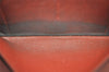 Authentic HERMES Dogon GM Leather Long Wallet Purse Brown 0435J