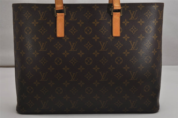 Authentic Louis Vuitton Monogram Luco Shoulder Tote Bag M51155 LV 0435K