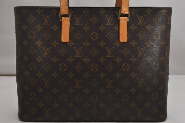 Authentic Louis Vuitton Monogram Luco Shoulder Tote Bag M51155 LV 0435K