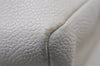 Authentic CHANEL Vintage Caviar Skin Clutch Hand Bag Purse White CC 0436J