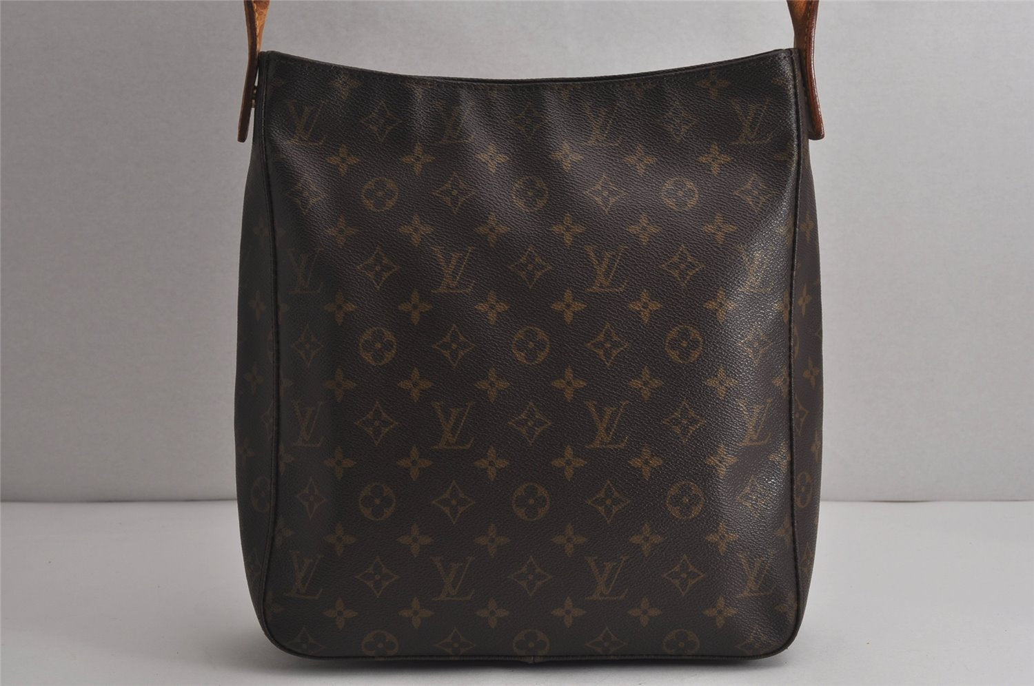 Authentic Louis Vuitton Monogram Looping GM Shoulder Bag M51145 LV 0436K