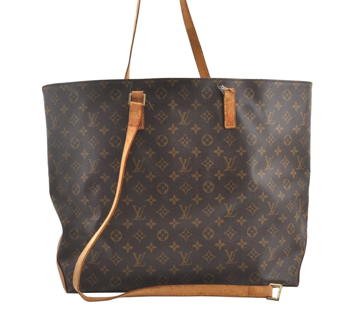 Authentic Louis Vuitton Monogram Cabas Alto Shoulder Tote Bag M51152 Junk 0437K
