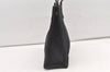 Authentic HERMES Vintage Fourre Tout PM Hand Tote Bag Canvas Black 0439K