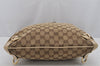 Authentic GUCCI Abbey Shoulder Cross Bag GG Canvas Leather 131326 Brown 0441K