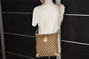 Authentic GUCCI Abbey Shoulder Cross Bag GG Canvas Leather 131326 Brown 0441K