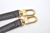 Authentic Louis Vuitton Leather Shoulder Strap Brown 39.8-46.9" LV 0442J