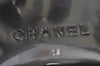 Authentic CHANEL Vintage Enamel Shoulder Hand Bag Purse Black 0442K