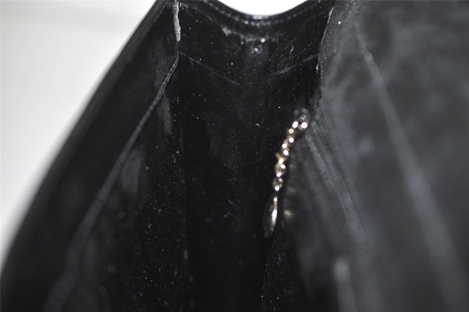 Authentic GUCCI Vintage Horsebit Shoulder Hand Bag Purse Leather Black 0444I