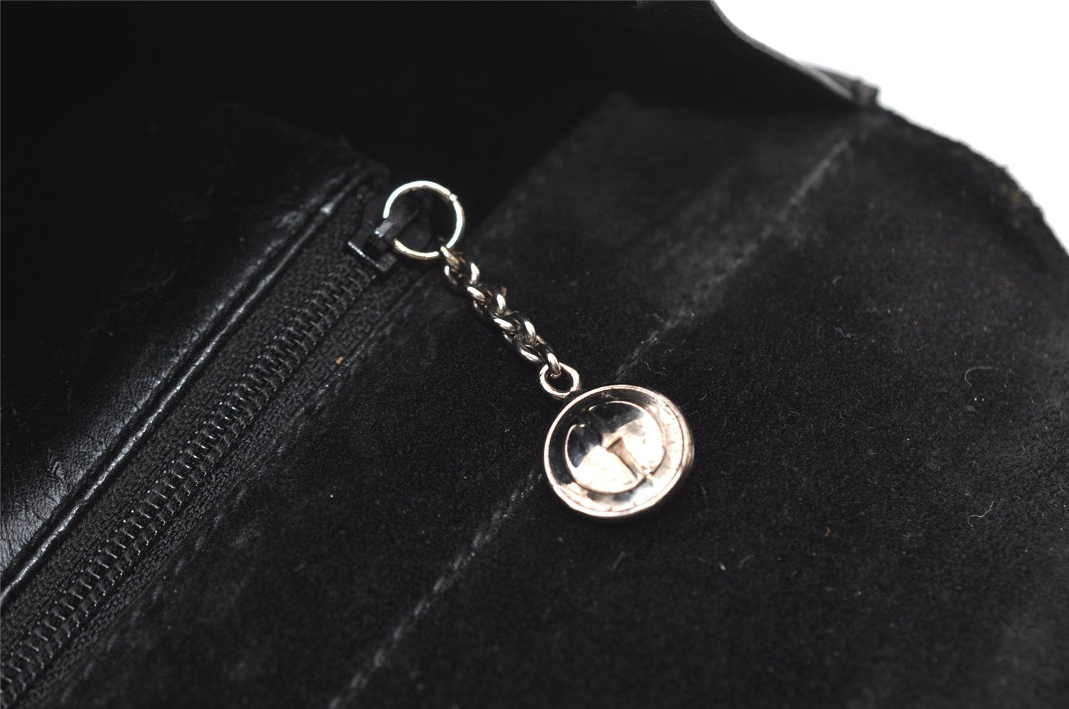 Authentic GUCCI Vintage Horsebit Shoulder Hand Bag Purse Leather Black 0444I