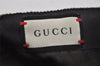 Authentic GUCCI Web Sherry Line Cap GG Canvas Leather Size M 200035 Brown 0444J