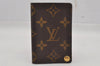 Auth Louis Vuitton Monogram Porte Cartes Credit Pression M60937 Card Case 0444K