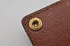 Auth Louis Vuitton Monogram Porte Cartes Credit Pression M60937 Card Case 0444K