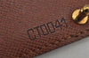 Auth Louis Vuitton Monogram Porte Cartes Credit Pression M60937 Card Case 0444K