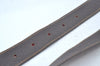 Authentic GUCCI Web Sherry Line Belt Leather Canvas 23.2-27.8" Brown 0446J