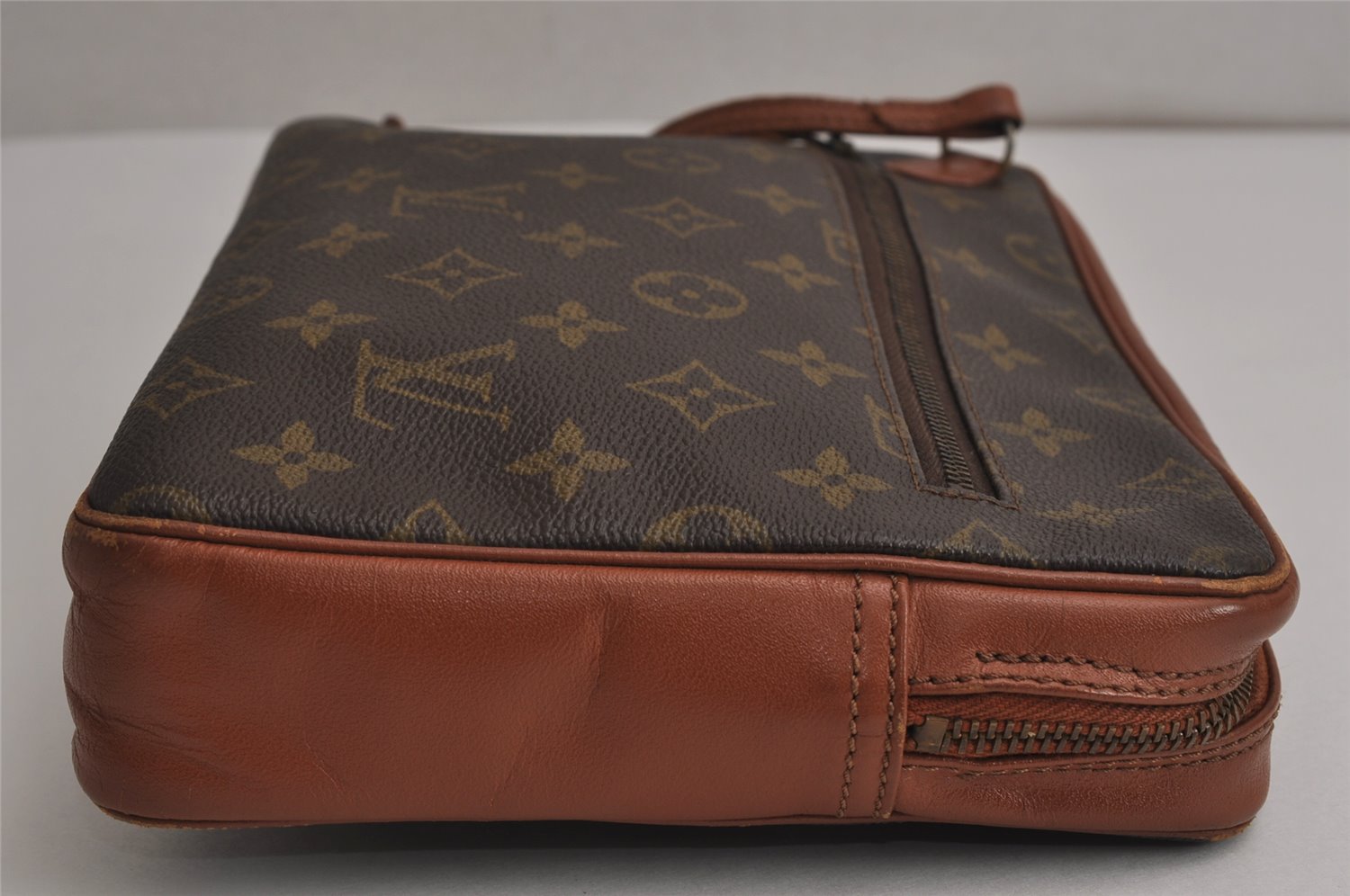 Authentic Louis Vuitton Monogram Pochette Sport Clutch Hand Bag Old Model 0447K