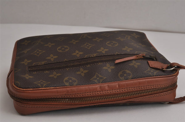 Authentic Louis Vuitton Monogram Pochette Sport Clutch Hand Bag Old Model 0447K