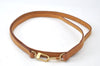 Authentic Louis Vuitton Leather Shoulder Strap Beige 46.7" LV 0448J