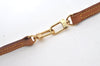 Authentic Louis Vuitton Leather Shoulder Strap Beige 46.7" LV 0448J