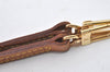 Authentic Louis Vuitton Leather Shoulder Strap Beige 46.7" LV 0448J