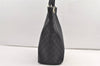 Authentic GUCCI Vintage Shoulder Tote Bag GG Canvas Leather 0021098 Black 0449K
