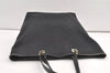 Authentic GUCCI Vintage Shoulder Tote Bag GG Canvas Leather 0021098 Black 0449K