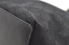 Authentic GUCCI Vintage Shoulder Tote Bag GG Canvas Leather 0021098 Black 0449K