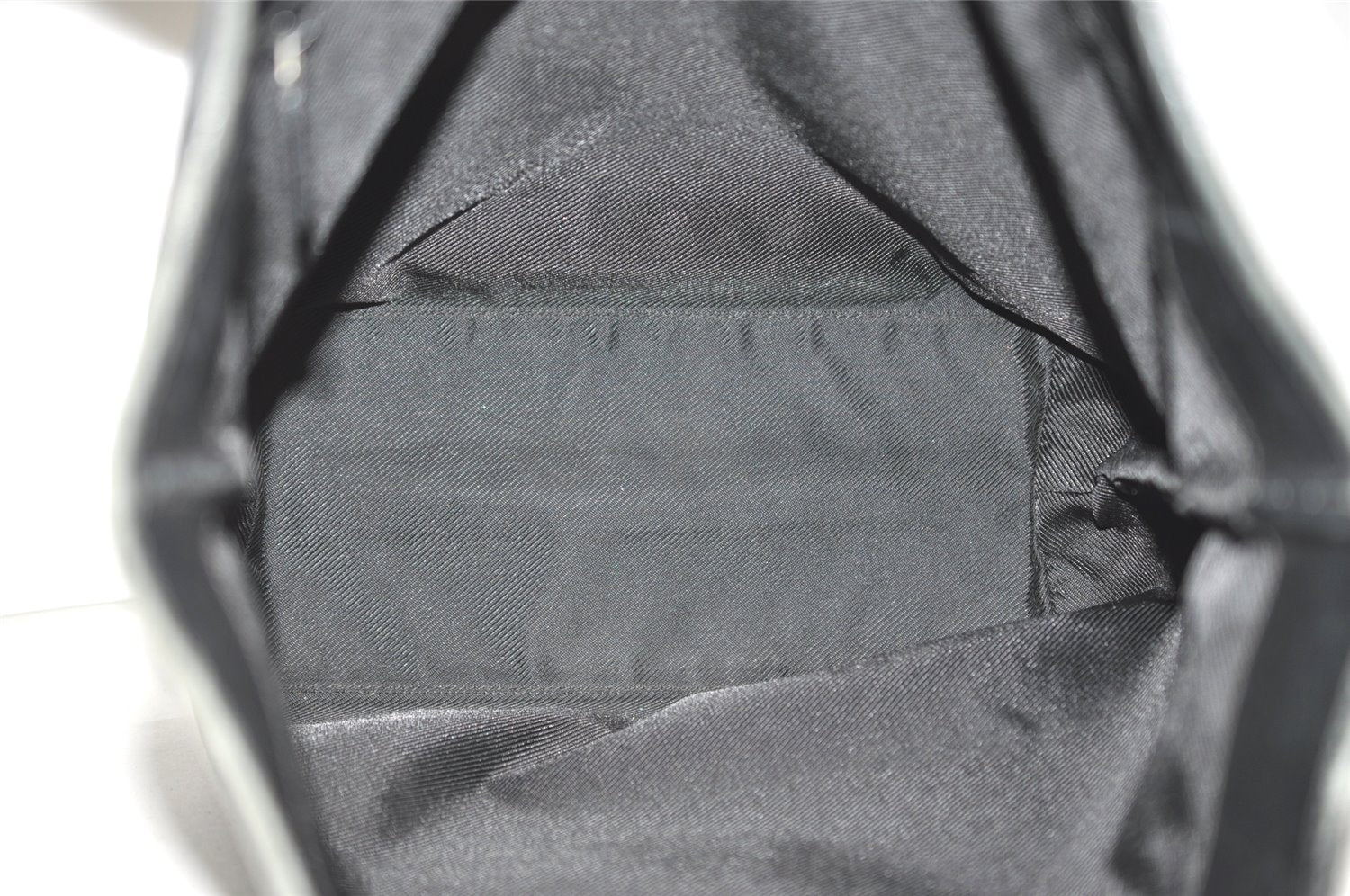 Authentic GUCCI Vintage Shoulder Tote Bag GG Canvas Leather 0021098 Black 0449K