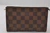 Authentic Louis Vuitton Damier Marais Bucket Pouch Purse Clutch LV 0450J