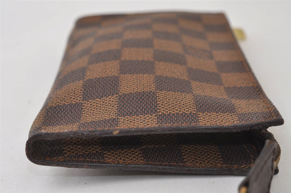 Authentic Louis Vuitton Damier Marais Bucket Pouch Purse Clutch LV 0450J