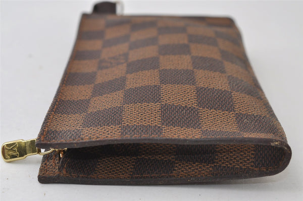 Authentic Louis Vuitton Damier Marais Bucket Pouch Purse Clutch LV 0450J