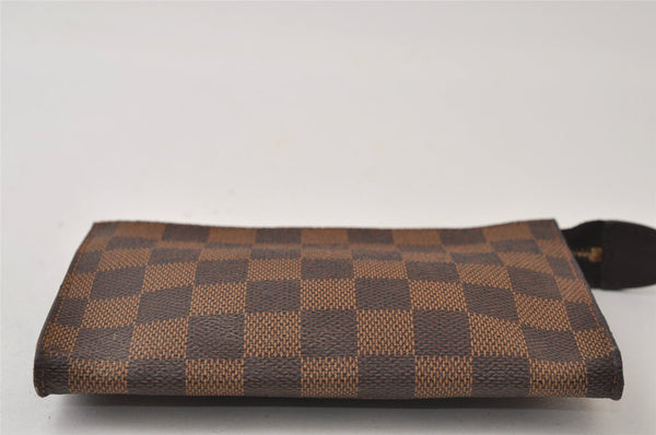 Authentic Louis Vuitton Damier Marais Bucket Pouch Purse Clutch LV 0450J