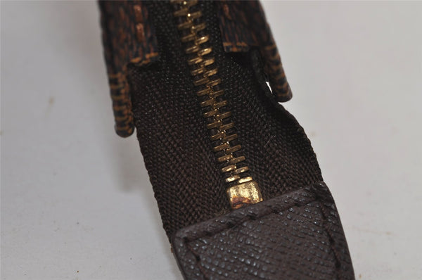 Authentic Louis Vuitton Damier Marais Bucket Pouch Purse Clutch LV 0450J