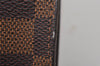 Authentic Louis Vuitton Damier Marais Bucket Pouch Purse Clutch LV 0450J